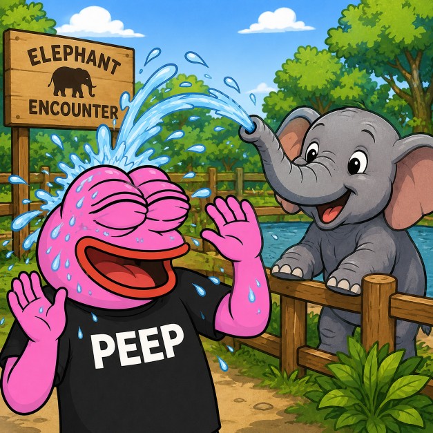 PEEP elephant hello