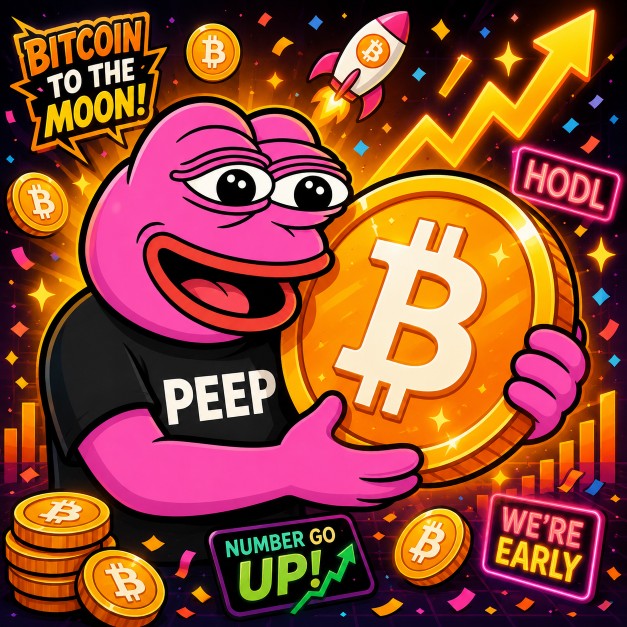 PEEP bitcoin moon