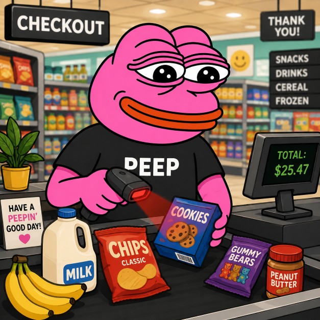 PEEP checkout snacks