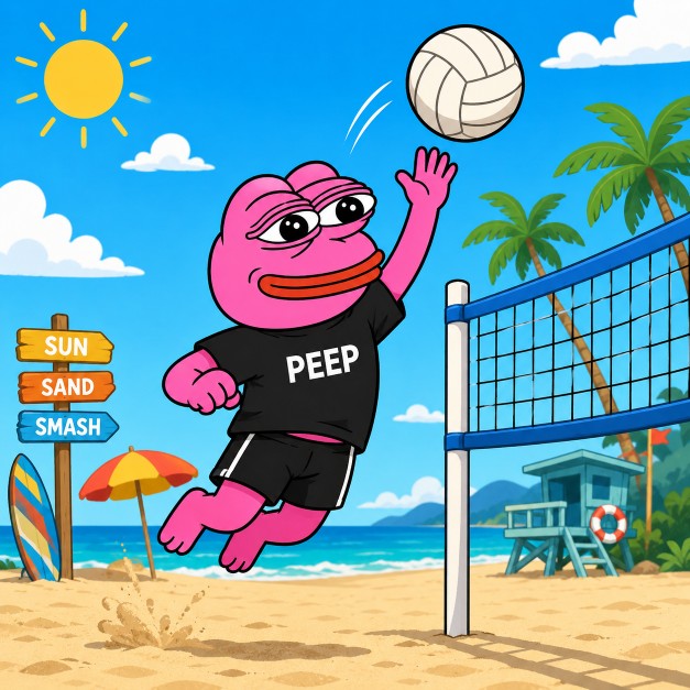 PEEP beach volleyball smash